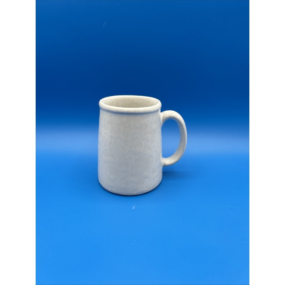 Bennington Potters Stoneware Coffee‎ Mug White Vermont USA Pottery Handcrafted